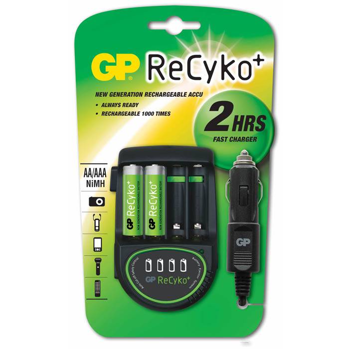 GP ReCyko AR05 AA / AAA 2Hr Battery Charger with