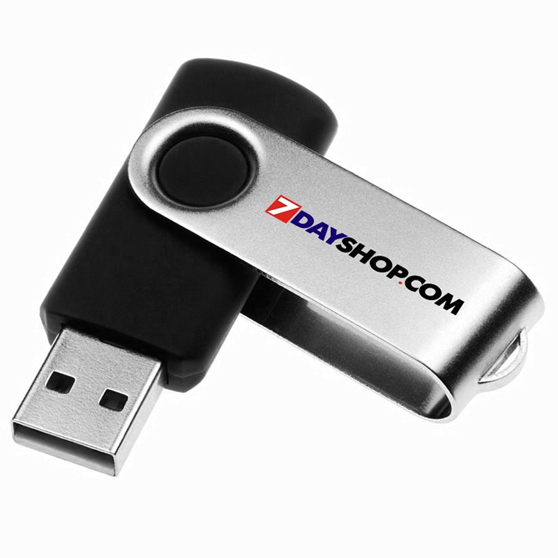 7DAYSHOP 32GB USB 2.0 Swivel Flash Drive Memory
