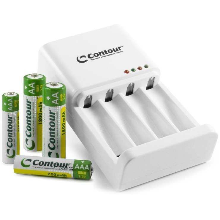 Contour 2 Hour Rapid Battery Charger complete