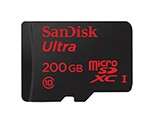 The 200GB MicroSD memory card from SanDisk - click here to read the story