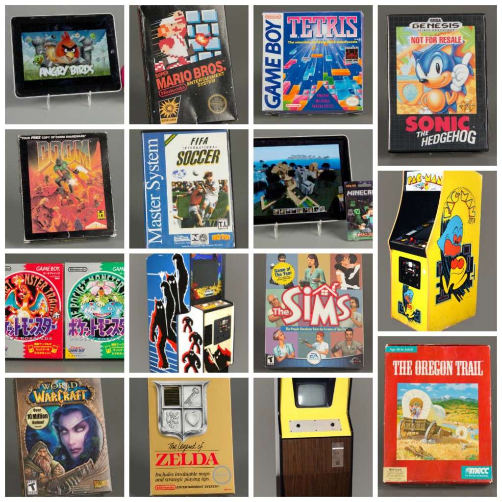 Collage Video Games Hall of Fame Finalists