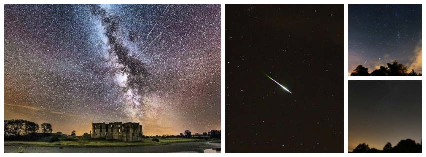 Perseid collage