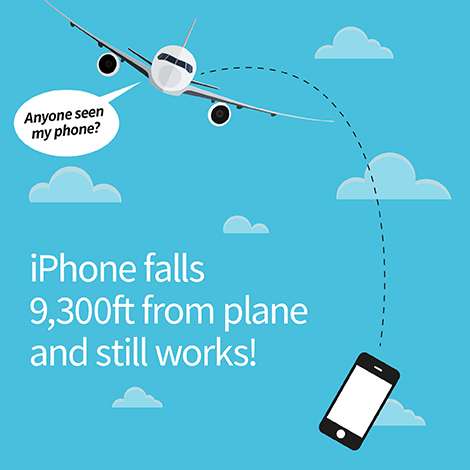 iSurvive: iPhone still works after 9,300ft fall from plane