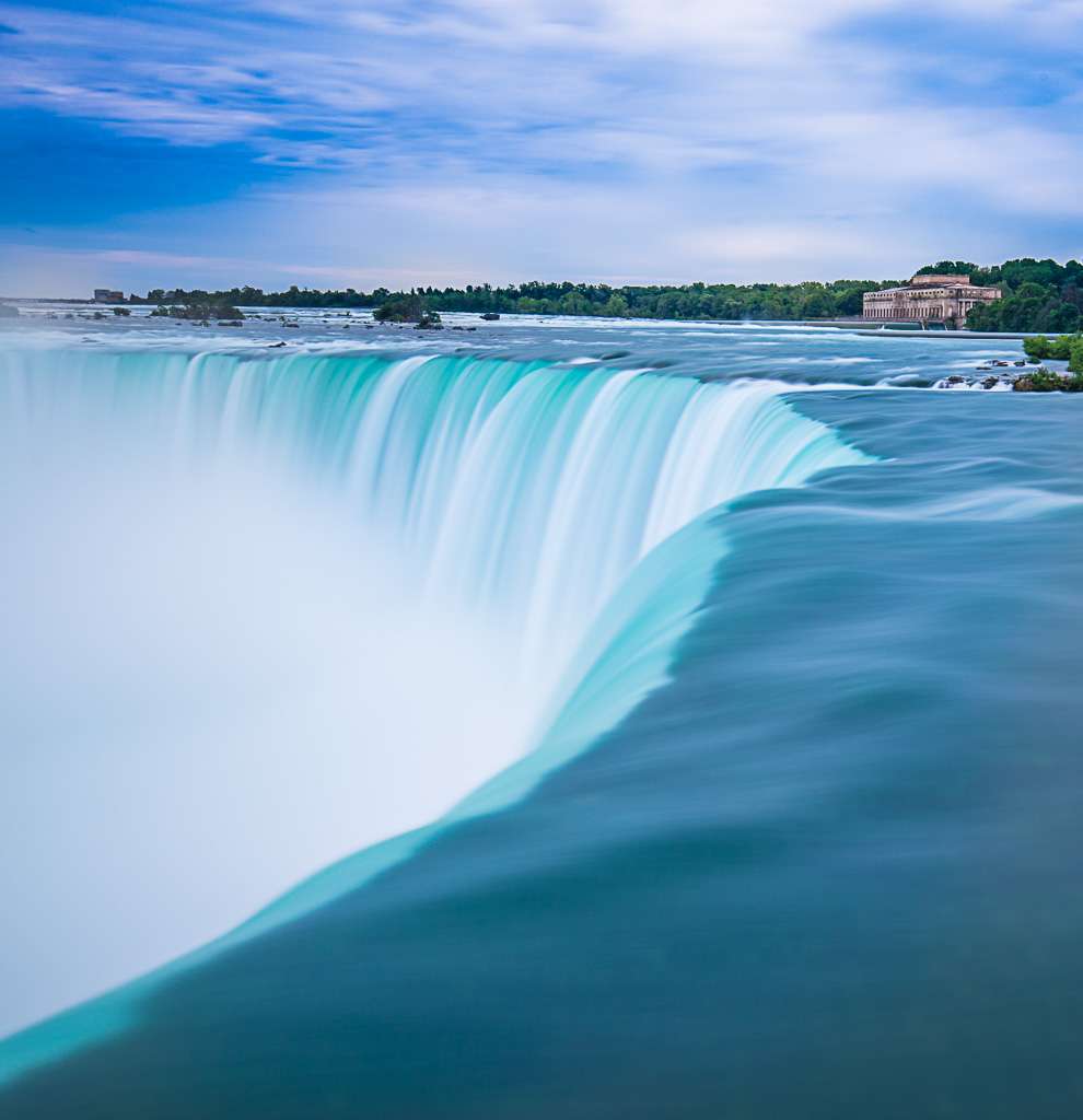 The epic waterfalls at Niagara, smoothed by a 13 second exposure.