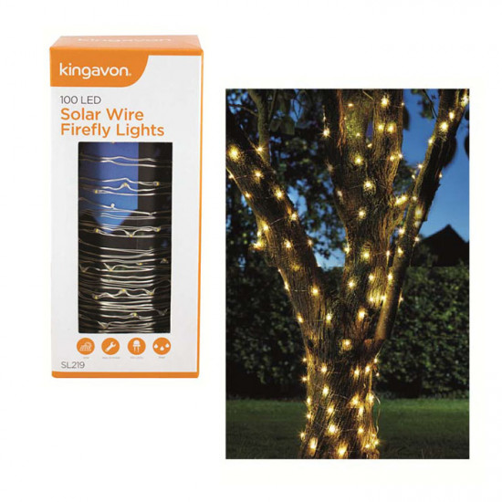 Kingavon 100 LED Solar Wire Firefly Lights
