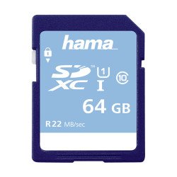 Hama Secure Digital SDXC 64GB Class 10 UHS-I 22MB/S