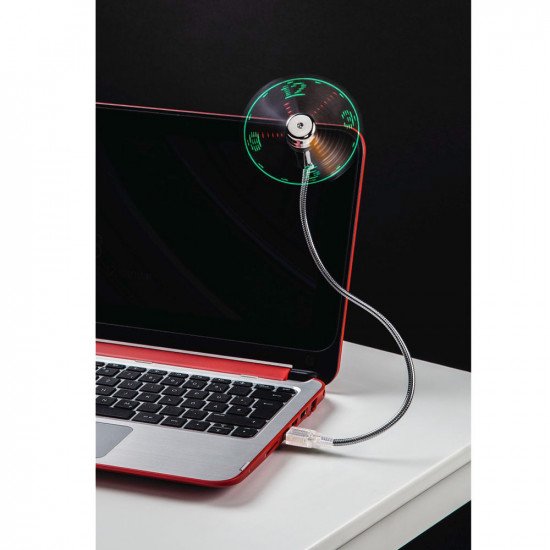 Hama USB Fan with Time Display