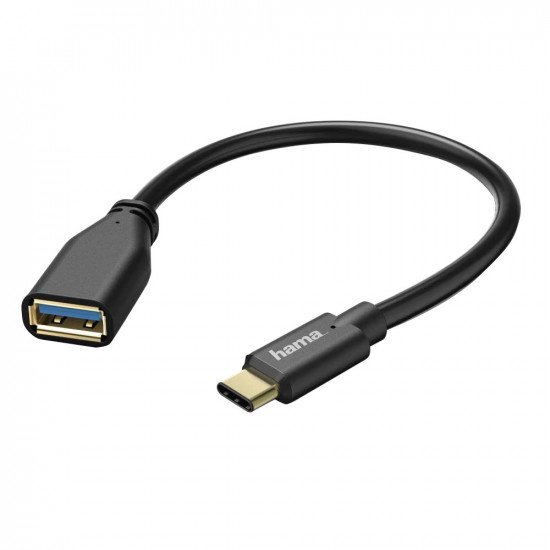 Hama USB-C Adapter Cable USB-C Plug - USB-A Socket USB 3.2 - 15cm