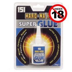 151 Hard as Nails Super Glue  - 20g