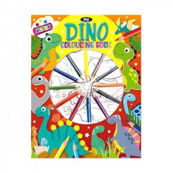 ARTBOX Colouring Book - Includes Pencils- Dino Edtion 