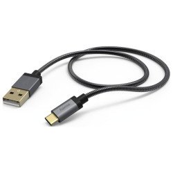 Hama USBA-USBC-1.5M Charging/Data Cable USB Type-A (M) to USB Type-C (M) - Metal