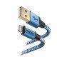 Hama Reflective Charging/Data Cable Lightning 1.5 m - Blue