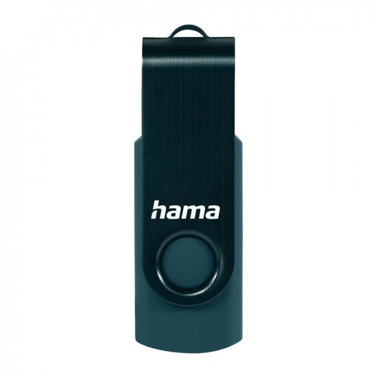 Hama Rotate USB Stick USB 3.0 90 MB/s Petrol Blue - 256GB