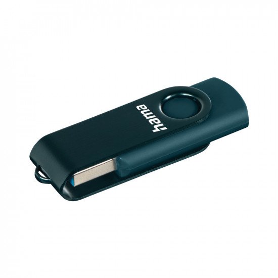 Hama Rotate USB Stick USB 3.0 90 MB/s Petrol Blue - 64GB
