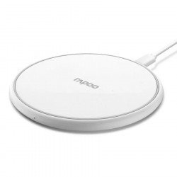 Rapoo Wireless Charger Qi Certified Fast Charging for Smart Phones - White