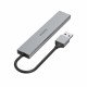 Hama USB Hub 4 Ports USB 3.0 5 Gbit/s Ultra-Slim - Aluminium