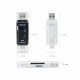 EvoDX USB Type-C and Micro USB Mobile Smartphone Memory Card Reader