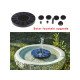 Solar Powered Floating Water Fountain for Pond, Bird Baths and Garden Features