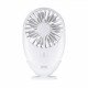 Mikamax Portable Hand USB Rechargeable Travel Fan - White