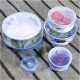 EvoDX Magic Silicone Stretch Lid Reusable Wrap Covers x6 - Clear