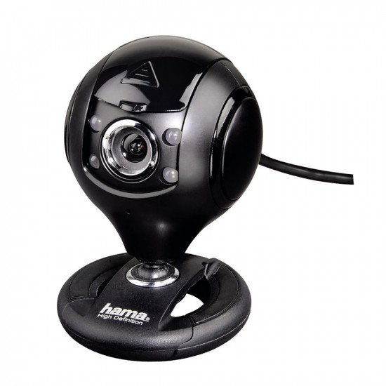 Hama Spy Protection HD Webcam - Black