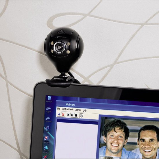 Hama Spy Protection HD Webcam - Black