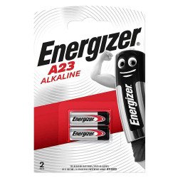 Energizer A23 (23A / MN21 / LRV08 / 8LR932) 12V Alkaline Battery - 2 Pack