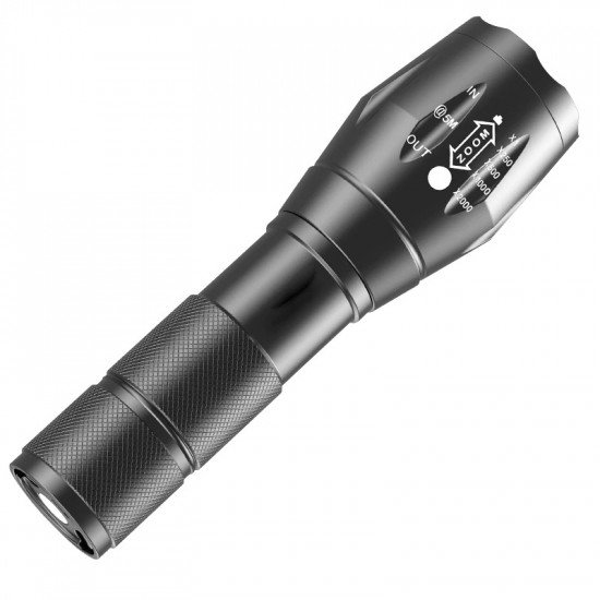 Body Guard Stay Safe LED Power Torch - 5 Modes - Black