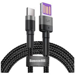Baseus USB cable - USB-C / Type-C Cafule Super Quick Charge 40W 5A With Fast Charging Support- 1m
