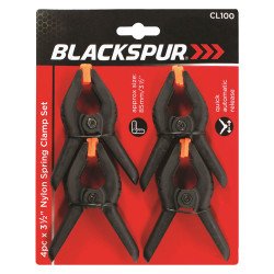 Blackspur CL-100 Clamp Set for Hobbies, Craft and DIY