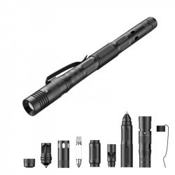 EvoDX Tactical Multifunction Pen Torch - Black