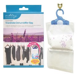 Ashley Scented Wardrobe Dehumidifier Bag - Lavender Scented