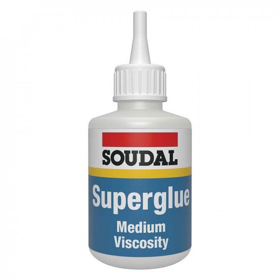 Soudal Fast Acting Super Strong Multi Purpose Super Glue Clear - 50g