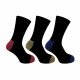 Dri Tech Thermal Socks With Cushioned Foot 3 Pair Pack UK 6-11 - Coloured