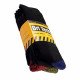 Dri Tech Work Socks With Cushioned Foot 3 Pair Pack UK 6-11 - Coloured