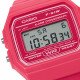Casio Classic Digital LCD Watch with Stopwatch, Timer, Alarm, Water Resistant - F-91WC-4AEF - Pink