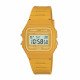 Casio Classic Digital LCD Watch with Stopwatch, Timer, Alarm, Water Resistant - F-91WC-9AEF - Yellow