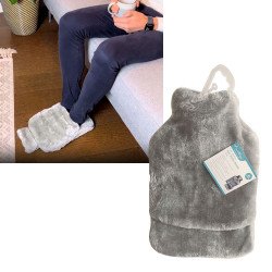 Ashley Foot Warmer Hot Water Bottle Cover - Grey