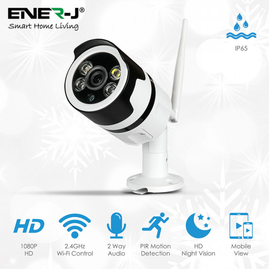 ENER-J Smart Outdoor WiFi IP HD 1080p Camera 1.3MP
