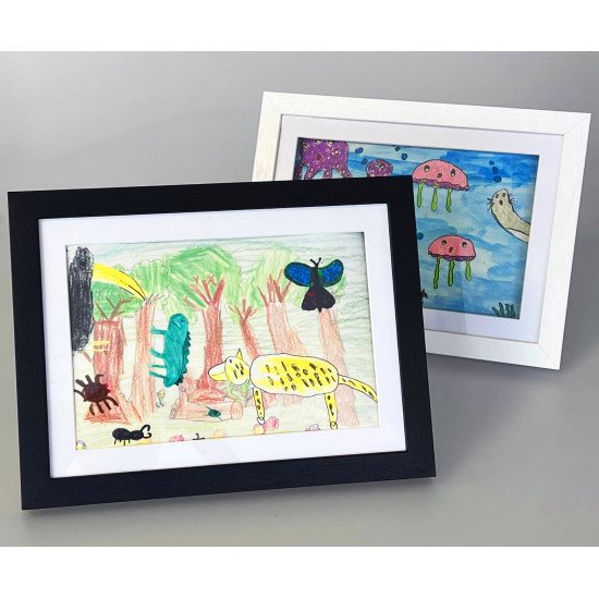 Art Frame for A4 size pictures - stores up to 150 sheets - White