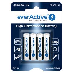everActive Pro Akaline AAA Batteries - 4 Pack