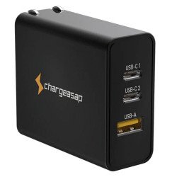 chargeasap Omega 100w USB-C GaN charger - Black