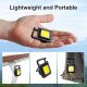 Kingavon Super Bright COB Rechargeable Pocket Light Torch - Black