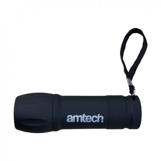 Amtech Compact Pocket Sized 3 x AAA 9 LED Torch Flashlight