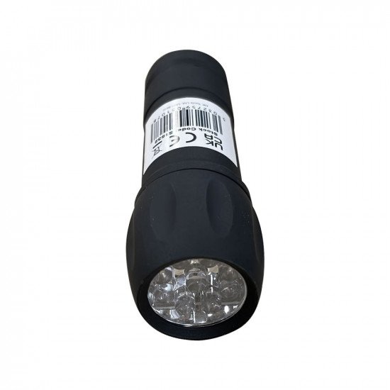 Amtech Compact Pocket Sized 3 x AAA 9 LED Torch Flashlight