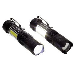 Amtech Rechargeable Torch Set Twin Pack