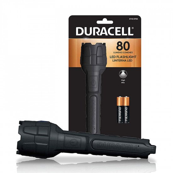 Duracell LED 80 Lumens Rubber Flashlight