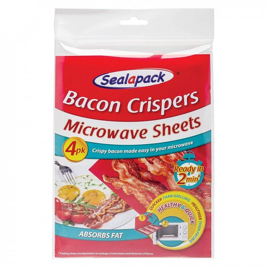 Sealapack Bacon Crispers Microwave Sheets x 4