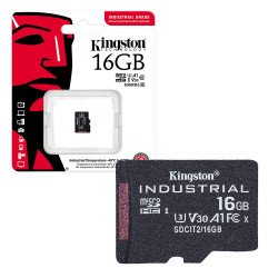 Kingston Industrial microSD Memory Card UHS-1 U3 V30 A1 - 16GB