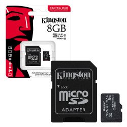 Kingston Industrial microSD Memory Card UHS-1 U3 V30 A1 Includes Adapter - 8GB